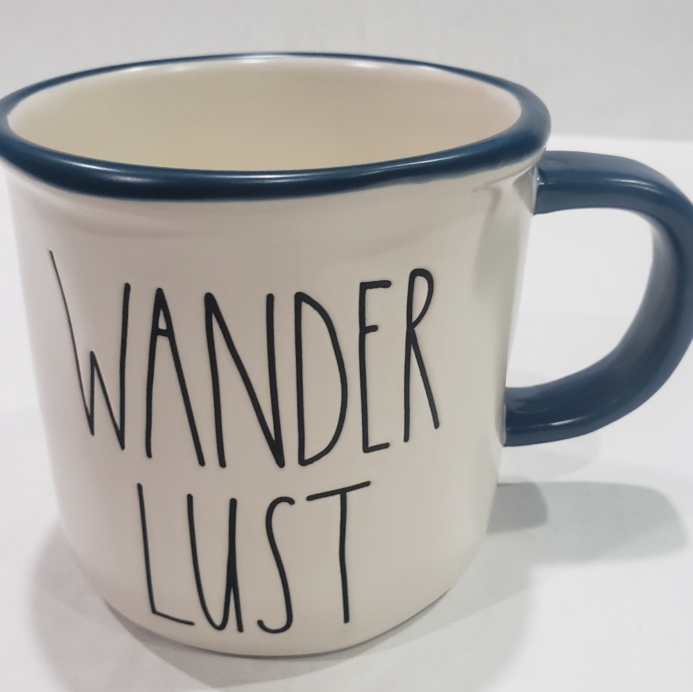 WANDER LUST Rae Dunn Travel Adventure Coffee Mug
